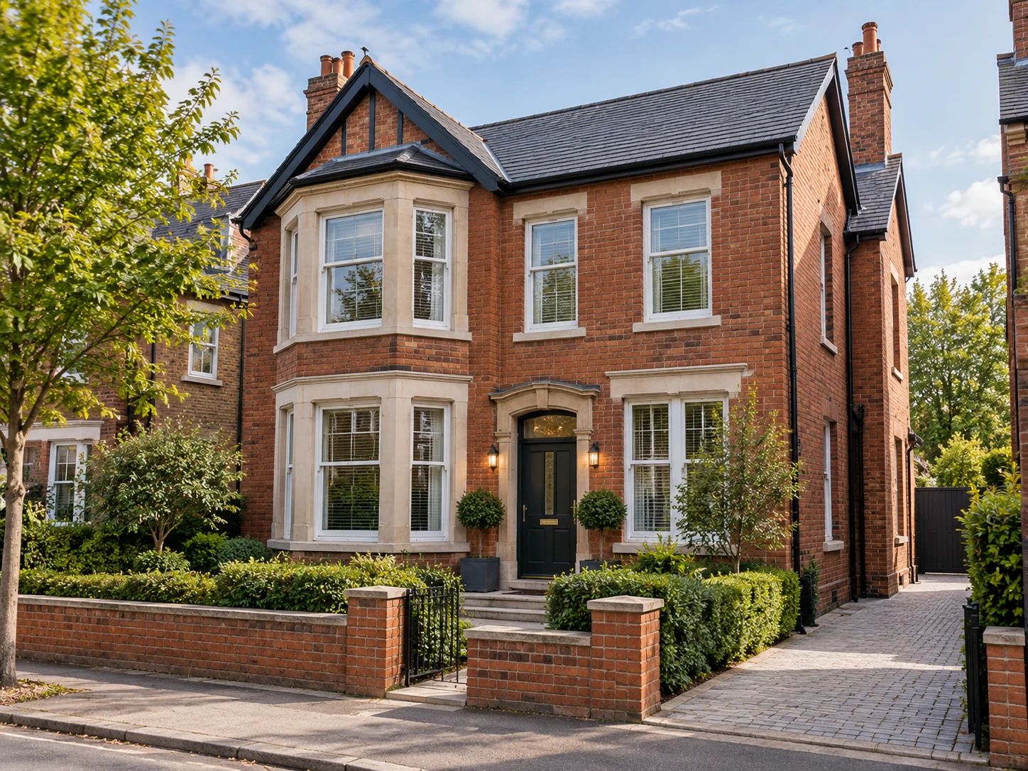 Restored residential street